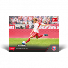 Fotbalová kartička 2023-24 Topps Now Bundesliga 007 Harry Kane First Hattrick  FC Bayern Munchen