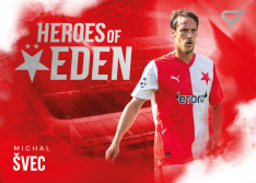 2025-26 SportZoo SK Slavia Praha Heroes of Eden HE-19 Michal Švec