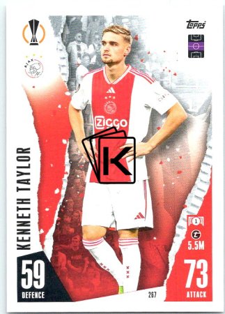 Fotbalová kartička 2023-24 Topps Match Attax UEFA Club Competitions 267 Kenneth Taylor AFC Ajax