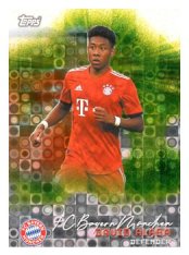 fotbalová kartička 2025-26 Topps Team set FC Bayern Munchen Pitch Pursuits PP-9 David Alaba Halo