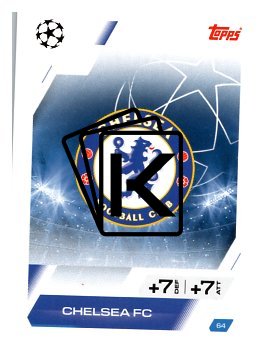 fotbalová kartička 2025-26 Topps Match Attax UCC 64 Team Logo (Chelsea)