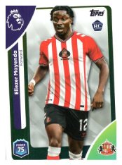 fotbalová kartička 2025-26 Topps  Premier League 356 Eliezer Mayenda (Sunderland)  -  Rookie