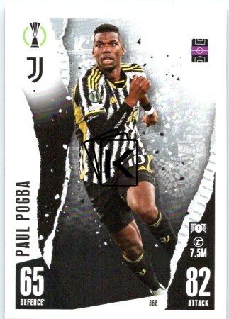 Fotbalová kartička 2023-24 Topps Match Attax UEFA Club Competitions 368 Paul Pogba Juventus