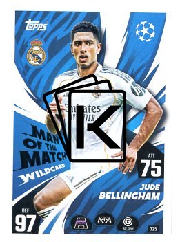 fotbalová kartička 2025-26 Topps Match Attax UCC 325 Jude Bellingham (Real Madrid CF)