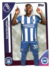 fotbalová kartička 2025-26 Topps  Premier League 76  Pervis Estupiñán (Brighton & Hove Albion)