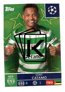 2025-26 Topps Champions League  Sporting CP 419 Geny Catamo
