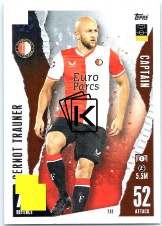 Fotbalová kartička 2023-24 Topps Match Attax UEFA Club Competitions 248 Gernot Trauner Feyenoord
