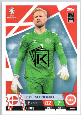 fotbalová karta Topps Match Attax EURO 2024 DEN1 Kasper Schmeichel (Denmark)