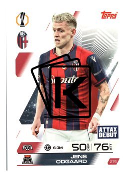 fotbalová kartička 2025-26 Topps Match Attax UCC 276 Jens Odgaard (Bologna FC 1909)