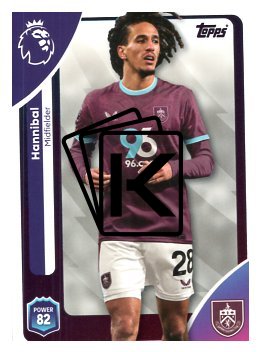 fotbalová kartička 2025-26 Topps  Premier League 316 Hannibal  (Burnley)