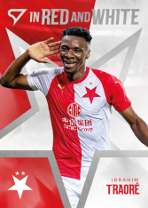 2025-26 SportZoo SK Slavia Praha In Red and White RW-26 Ibrahim Traore