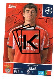 2025-26 Topps Champions League SL Benfica 556 Antonio Silva