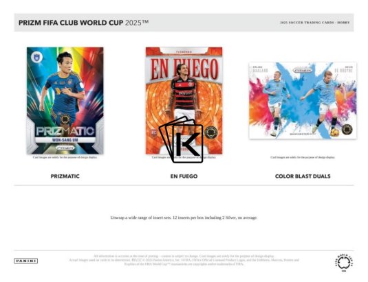 2025 Panini Prizm FIFA World Club Cup Mega Box