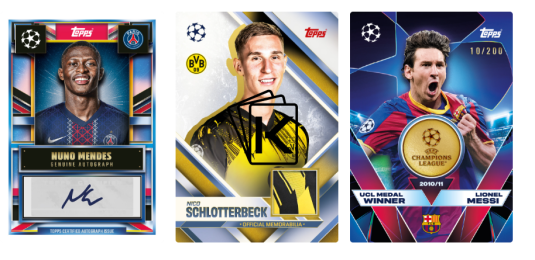 2025-26 Topps Match Attax UEFA Club Competitions Mega Tin Gladiators 2 - Warriors