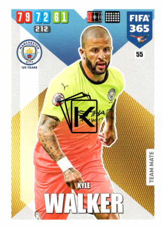 Fotbalová kartička Panini Adrenalyn XL FIFA 365 - 2020 Team Mate 55 Kyle Walker Manchester City