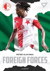 fotbalová kartička SportZoo 2020-21 Fortuna Liga Foreign Forces 15 Peter Olayinka SK Slavia Praha