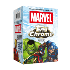 2025 Topps Chrome Marvel Blaster box