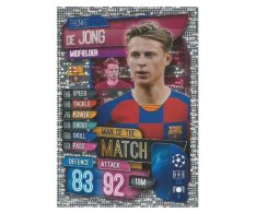 Fotbalová kartička 2019-2020  Topps Champions League Match Attax -  Man of the Match Frenkie De Jong FC Barcelona