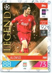 Fotbalová kartička 2022-23 Topps Match Attax UCL Legend 415 Xabi Alonso - Liverpool
