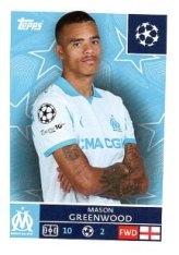 2025-26 Topps Champions League  Olympique de Marseille 349 Mason Greenwood