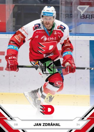 hokejová kartička 2021-22 SportZoo Tipsport Extraliga Serie 2 - 309 Jan Zdráhal HC Dynamo Pardubice