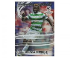 Fotbalová kartička Topps Chrome 2017-18 Champions League Lightning Strike LS-MD Moussa Dembele Celtic FC