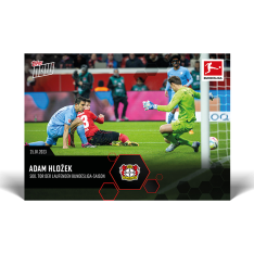 Fotbalová kartička Topps Now 2022-23 Bundesliga 115 Adam Hložek Bayer Leverkusen  /129