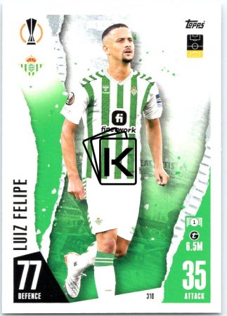 Fotbalová kartička 2023-24 Topps Match Attax UEFA Club Competitions 310 Luiz Felipe Real Betis Balompie