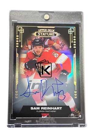 2024-25 Upper Deck Stature Hockey Sam Reinhart  black auto 1 of 1 Florida Panthers