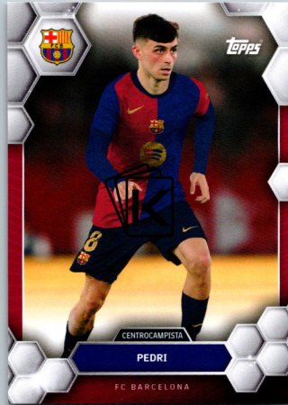 fotbalová kartička 2024-25 Topps FC Barcelona Fan Set 11 Pedri