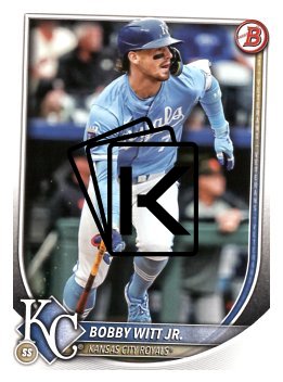 Baseballová karta 2025 Bowman 7 Bobby Witt Jr., Kansas City Royals