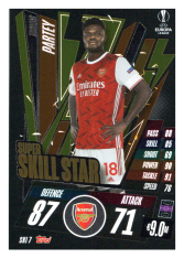 fotbalová kartička 2020-21 Topps Match Attax Champions League Extra Super Skill Star SKI7 Thomas Partey Arsenal