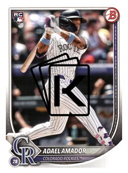 Baseballová karta 2025 Bowman 31 Adael Amador, Colorado Rockies RC