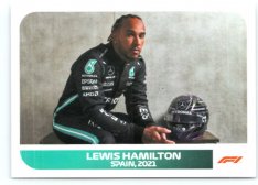 samolepka 2021 Topps Formule 1 Portrait 114 Lewis Hamilton ( Spain 2021)