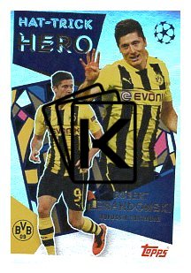 2025-26 Topps Champions League Historic Hat-Trick Heroes 36 Robert Lewandowski (FC Bayern München)