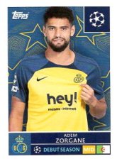 2025-26 Topps Champions League  Union SG 456 Adem Zorgane