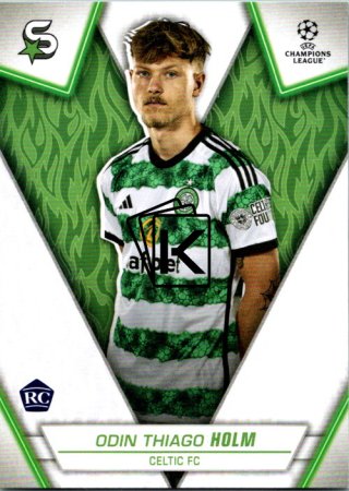 Fotbalová kartička 2023-24 Topps Superstars UEFA Club Competitions 40 Odin Thiago Holm (Celtic FC) – RC