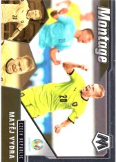 Fotbalová kartička 2020 Panini Mosaic Montage 4 Matěj Vydra Česká Republika