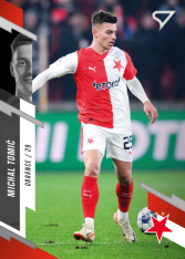 fotbalová kartička 2023-24 SportZoo Fortuna Liga 219 Michal Tomič SK Slavia Praha