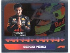 samolepka 2021 Topps Formule 1 Foil 46 Sergio Perez Red Bull