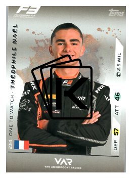 2025 Topps Turbo Attax F1 Van Amersfoort Racing F3 Ones to Watch HP 234  Theophile Nael