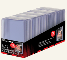 Ultra Pro Plastový toploader  130pt, 50ks + thicks sleeves