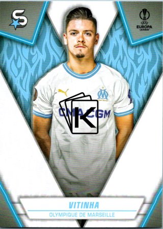 Fotbalová kartička 2023-24 Topps Superstars UEFA Club Competitions 107 Vitinha (Olympique de Marseille)