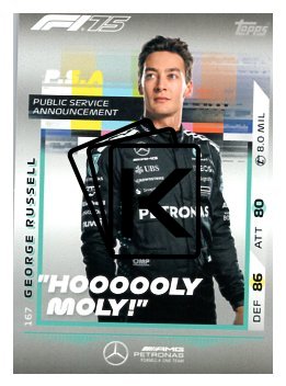 2025 Topps Turbo Attax F1 Mercedes AMG PSA  167 George Russell