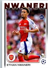 fotbalová kartička 2024-25 Topps UEFA Club Competitions Flagship 158 Ethan Nwaneri RC Arsenal FC