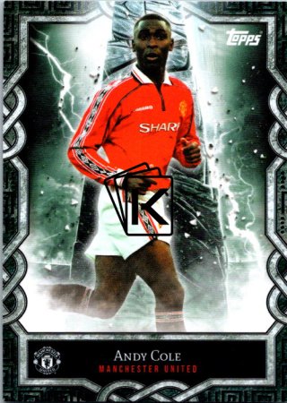fotbalová kartička 2024-25 Topps Manchester United Fan Set Monolith MO-9 Andy Cole