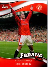 fotbalová kartička 2024-25 Topps Manchester United Fan Set Fanatics fans FF-5 Eric Cantona