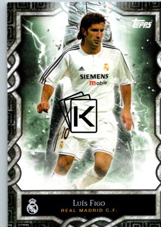 fotbalová kartička 2024-25 Topps Real Madrid CF Fan Set Monolith MO-7 Luís Figo
