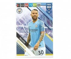 Fotbalová kartička Panini FIFA 365 – 2019 Team Mate 18 Nicolas Otamendi Manchester City