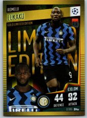 fotbalová kartička 2020-21 Topps Match Attax 101 Champions League Limited Edition LE10G Romelu Lukaku Inter Milan